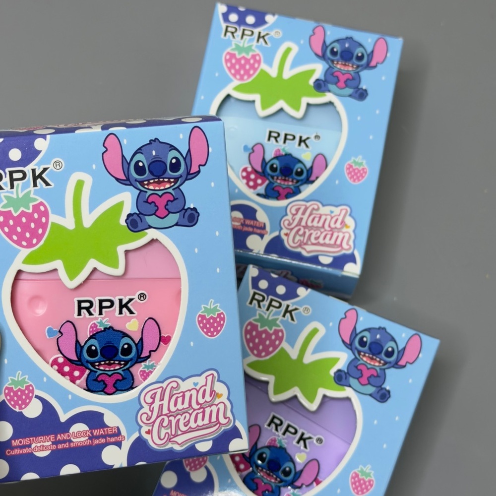 Stitch Hand Cream Set with Cute Character Design